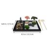 BESPORTBLE Zen Sand Table Mini Garden Zen Garden Kit for Desk Desktop Decor Home Adornment view 2