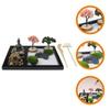 BESPORTBLE Zen Sand Table Mini Garden Zen Garden Kit for Desk Desktop Decor Home Adornment view 4