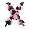 Healeved 2pcs Wigs with Bows Braided Hairpieces for School Events Family Gatherings and Outdoor Activities Realistic Design for Effortless Princess Dress Up