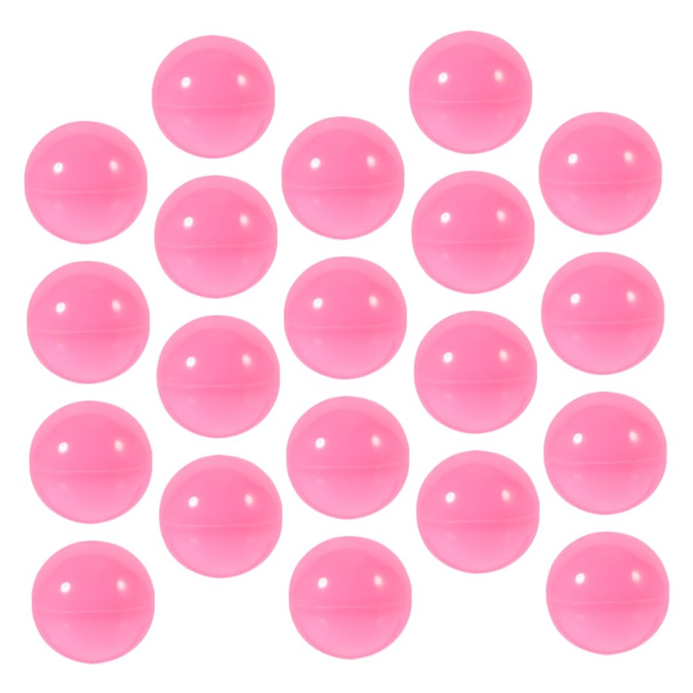 Alipis 20pcs Colorful Raffle Balls Plastic Hollow Capsules for Team Building Activities Party Games and Candy Storage Portable and Eye Catching Game Props