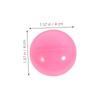 Alipis 20pcs Colorful Raffle Balls Plastic Hollow Capsules for Team Building Activities Party Games and Candy Storage Portable and Eye Catching Game Props view 2