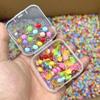 100Pcs Resin Turtle Moulds Set, Mini Animals for DIY Crafts, Dollhouse Miniatures, Garden Decor view 4