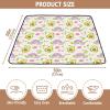 GOODOLD Cartoon Avocados Baby Play Mat 50x50 Inch One-Piece Soft Crawling Mat Waterproof Playmat with Non-Slip Bottom for Babies, Toddlers, and Infants view 3