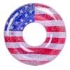 Kids Pool Float, 32" Tubes for Floating,Glitter Inflatable Pool Ring for Lake Swimming Pool Party River Beach view 1