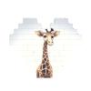 Cute Giraffe Building Brick Block Puzzle Heart Shaped, Personalized Picture Puzzles Photo Jigsaw Puzzles for Adults 3D Micro Building Blocks for Home Decor Bricks Set view 1