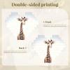 Cute Giraffe Building Brick Block Puzzle Heart Shaped, Personalized Picture Puzzles Photo Jigsaw Puzzles for Adults 3D Micro Building Blocks for Home Decor Bricks Set view 3