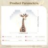 Cute Giraffe Building Brick Block Puzzle Heart Shaped, Personalized Picture Puzzles Photo Jigsaw Puzzles for Adults 3D Micro Building Blocks for Home Decor Bricks Set view 4
