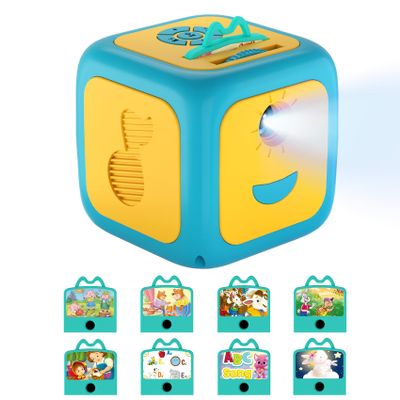 Toupus Storytelling Projector for Kids, Story Dream Machine for Toddlers Christmas Birthday Gifts for Kids Ages 3+, Storybook Projector with Stories, Music, Night Light Educational Toys for Girls Boys