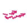 Bunny Kachu Metal Ball Head Screw Link Rod Shock Absorber End Aluminum Alloy Lightweight Durable Upgrade for TT01 TT02 RC Car 10pcs (Pink) view 4
