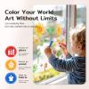 24 Colors Tempera Paint Sticks, No Mess, Quick-Drying & Non-Toxic Art Supplies, Easy-Grip for Toddlers and Kids, Works Great on Paper, Wood, Glass, Canvas, Gifts for Drawing on Various Objects view 2
