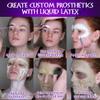Liquid Latex Sfx Makeup Set 2 Pcs Halloween liquid Face Paint Makeup,Multi-Purpose Liquid Bodypaint Makeup For Scar Cut Wound Peeling Skin Wrinkles Monster Zombie,Latex Glue for Skin ,Prosthetic Glue view 4