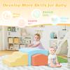 Coolfat 4-Piece Toddler Climbing Toys Indoor, Baby Climbing Blocks with a Tunnel, Soft Foam Play Climber for Toddlers, Play Gym Climber Structures for Toddler 1-3, Kids Climb and Crawl Set view 4