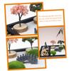 Kisangel Mini Zen Garden Kit for Desk Decorative Sand Table Artware Resin Buddha Figurine for Home and Office Meditation Decor view 4