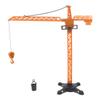 Gadpiparty Tower Crane Toy for Boys 1:16 Scale Construction Vehicle with Winch Hook Engineering Playset for Boys and Girls Interactive Model for Playground and Educational view 1
