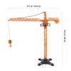 Gadpiparty Tower Crane Toy for Boys 1:16 Scale Construction Vehicle with Winch Hook Engineering Playset for Boys and Girls Interactive Model for Playground and Educational view 3