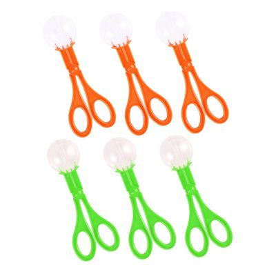 Abaodam 12Pcs Large Outdoor Insect Scissor Catchers for Kids Plastic Bug Clamps Comfortable to Hold for Nature Exploration and Science Activities