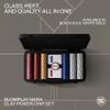 SLOWPLAY Nash 14g Clay Poker Chip Set Black Gold Edition 500PCS Core Set for Texas Holdem | Numbered Chips: 5, 25, 100, 500 | Premium Case with Durable German Polycarbonate Shell view 2