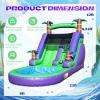 21FT Inflatable Water Slide for Adults - Heavy Duty Bounce House with Blower, Splash Pool | Backyard, Party, Summer Fun | 21x9x12 FT | 100% PVC | Commercial & Home Use view 3