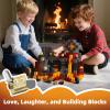 idoot 100PCS Magnetic Blocks Monster Sensory Toys for Kids, Build MagWonder with Building Construction Playset, STEM Montessori Gifts for Boys and Girls view 4