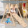 4 in 1 Wooden Jungle Gym Features Climbing Toys for Kids & Toddlers, Slide and Swing Set. Ideal Small Playground Set for Backyards, with Toddler Kids Climber view 3