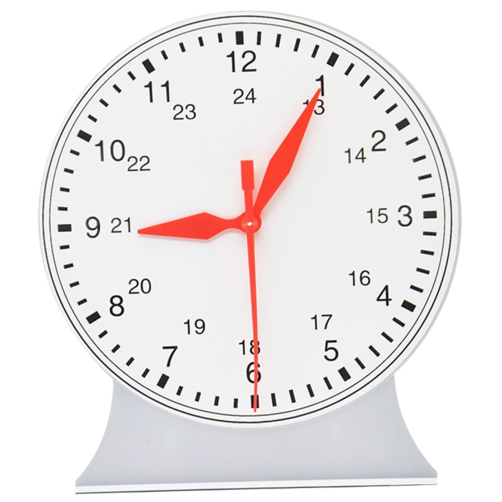 Vaguelly Educational Toy Clock Plastic Clock Models Display Learning Props for Boys and Girls