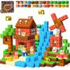 idoot 100PCS Magnetic Building Blocks, Forest Animal Sensory STEM Toys for Boys and Girls, Great for Birthday view 1