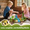 idoot 100PCS Magnetic Building Blocks, Forest Animal Sensory STEM Toys for Boys and Girls, Great for Birthday view 3