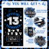 13th Birthday Decorations for Boys Girls, Happy 13th Birthday Decorations Boy Inclued Official Teenager Backdrop Banner 13 year old boy birthday decorations view 3