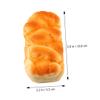 BESPORTBLE 2pcs Simulation Bread Squeeze Toys Realistic PU Danish Bread Stress Relief Toys for Home Decor and Photography Props view 2