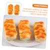 BESPORTBLE 2pcs Simulation Bread Squeeze Toys Realistic PU Danish Bread Stress Relief Toys for Home Decor and Photography Props view 3