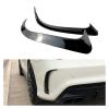 Car Rear Bumper Spoiler Vent Cover Side Canard Compatible With Mercedes-Benz CLA200 220 260 250 45 Accessories ABS Carbon Fiber Gloss(Gloss Black) view 2