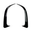 Car Rear Bumper Spoiler Vent Cover Side Canard Compatible With Mercedes-Benz CLA200 220 260 250 45 Accessories ABS Carbon Fiber Gloss(Gloss Black) view 3
