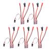 Acouto 5PCS 30A Brushed ESC with Brake for Z Cars, Ideal Speed Controller for RC /16, /18, /24 with JST Interface view 3