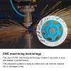 YuRui TENG 4pcs Aluminum Alloy CNC Simulated Brake Disc Set, Lightweight and Durably Accessory for 1:10 RC Car, to Install, Replace Old or Damaged Ones, Size and Shape, (Blue) view 4
