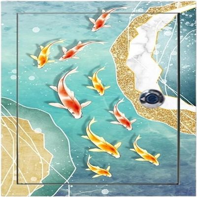 Wall art,breaker box decor,Decorative Fuse Box Covers Breaker Box Decorative Cover Sticker Self-Adhesive Electric Panel Cover Decorative Corridor Entrance Hanging Paintings(Picture color D,52 cm*72 cm