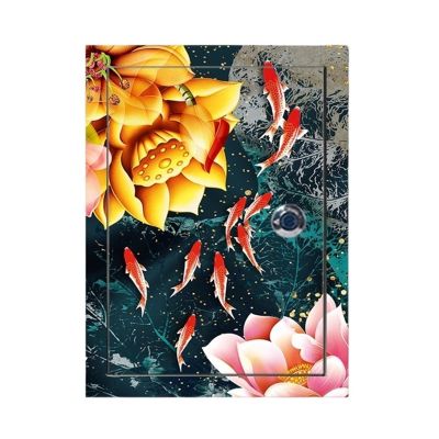 Wall art,breaker box decor,Decorative Fuse Box Covers Breaker Box Decorative Cover Sticker Self-Adhesive Electric Panel Cover Decorative Corridor Entrance Hanging Paintings(Picture color G,40 cm*70 cm