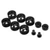 Acouto HighQuality RC Wheel Hub Aluminum Alloy with Superior Wear Resistance for Enhancing Performance in WPL C14 24 34 44 Series (Black) view 2