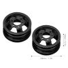 Acouto HighQuality RC Wheel Hub Aluminum Alloy with Superior Wear Resistance for Enhancing Performance in WPL C14 24 34 44 Series (Black) view 4
