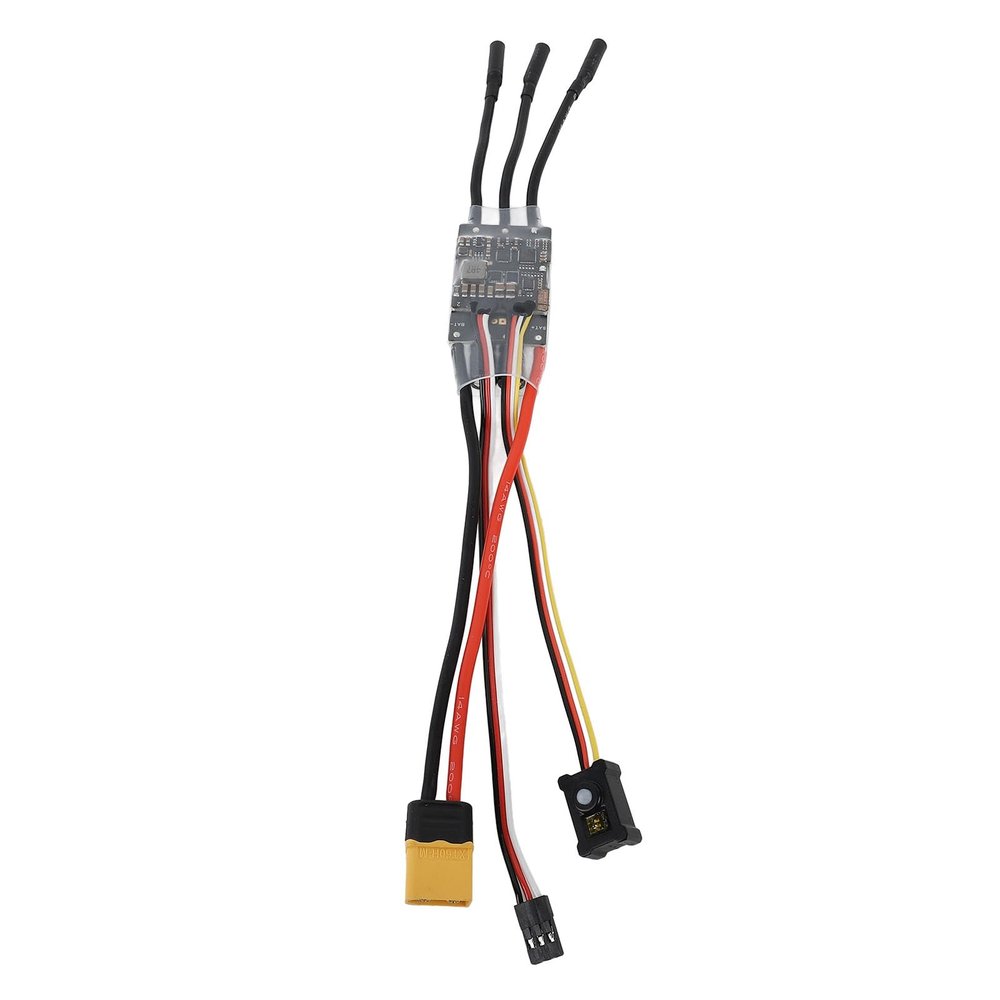 Acouto Brushless ESC with BEC Output for 2-6S Batteries - Ideal Electric Motor Speed Controller for RC Crawlers