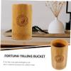 Abaodam Bamboo Fortune Pot Set for Divination Includes Copper Coins Divination Sticks Traditional Chinese Fortune-Telling Props for Spiritual Practice view 2
