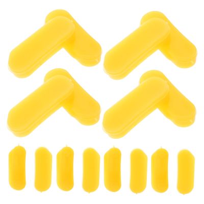 CHILDWEET 20pcs Tire Changer Rim Protector Insert Plastic Tire Demount Head Insert for Car Rim Edge Guard Machine Accessories