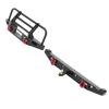 Acouto Metal Front Rear Bumper with LED Lights and Tow Hook for Axial SCX10 SCX10II 90046/10 RC Crawler Car view 4