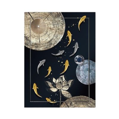 Wall art,breaker box decor,Decorative Fuse Box Covers Breaker Box Decorative Cover Sticker Self-Adhesive Electric Panel Cover Decorative Corridor Entrance Hanging Paintings(Picture color I,45 cm*65 cm