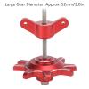 Acouto RC .9/2.2in Wheel Hub Alloy Tire Assembly Tools for /10 Remote Control Crawler Expert Use (Red) view 3