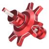 Acouto RC .9/2.2in Wheel Hub Alloy Tire Assembly Tools for /10 Remote Control Crawler Expert Use (Red) view 4