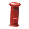 1/64 Scale Miniature Scenes Resin Figure Model Photo Prop Collection Dollhouse Accessories Painted Tiny Model Mini Figurine, Postbox Red view 1