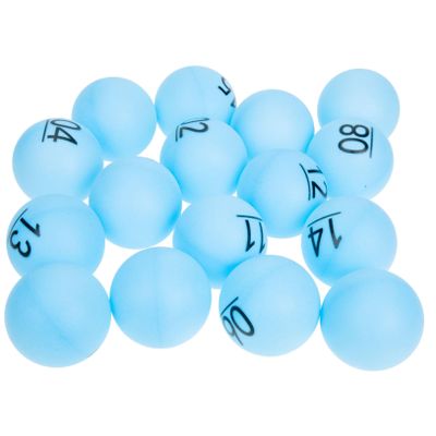 Milisten 16pcs Lottery Balls for Entertainment Pong Balls for Parties Bingo Games