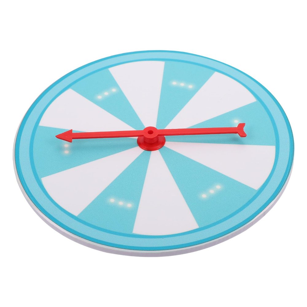 Abaodam 1Pc Prize Wheel Reusable Turn Plate for Parties Turn Plate with Dry Erase Surface for Game and Carnival Theme Events