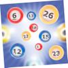 BESPORTBLE 30pcs Raffle Drawing Balls Hollow Bingo Balls for Party Games Bright Plastic Sphere view 3