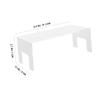 STOBAZA 2pcs Display Riser Stand: U-shaped Figurine Showcase Holder - Desktop Display Rack For Miniatures Dolls Cakes - Ideal For Home And Retail Store 17.5cmx8cmx7cm view 2
